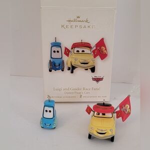 Luigi and Guido: Race Fans! Disney/Pixar's Cars, 2008 Hallmark Keepsake Ornament